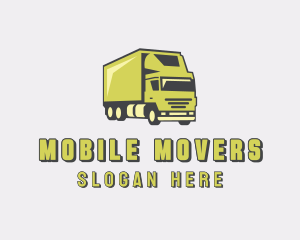 Delivery Cargo Truck logo design