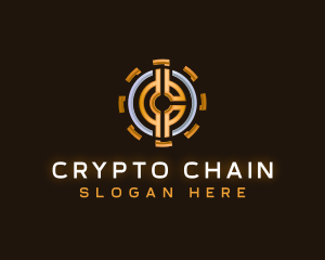 Crypto Coin Currency logo design