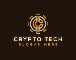 Crypto Coin Currency logo design