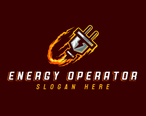 Electric Plug Energy logo design