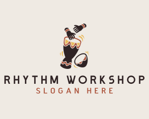 Ethnic Percussion Drum logo