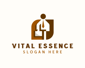 Human Resource Employee Outsourcing logo design