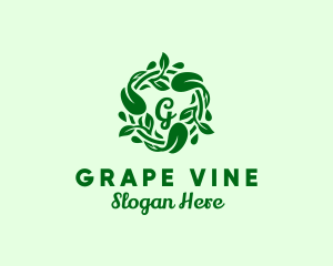 Natural Vines Organic Gourmet logo design