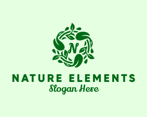 Natural Vines Organic Gourmet logo design