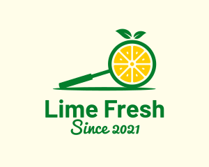 Lime Fruit Search logo design