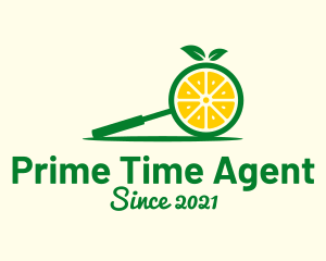 Lime Fruit Search logo design