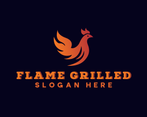 Chicken Barbecue Grill logo design