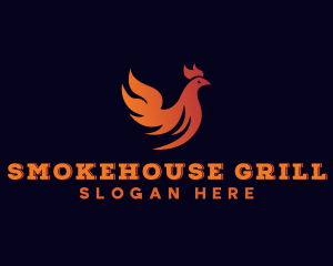 Chicken Barbecue Grill logo design