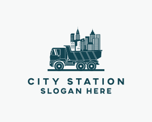 City Mover Truck logo design