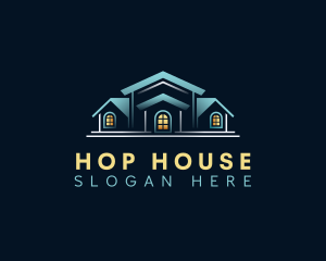 House Roofing Renovation logo design