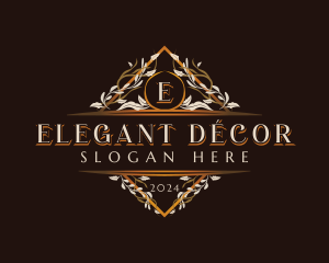 Elegant Floral Vine logo design