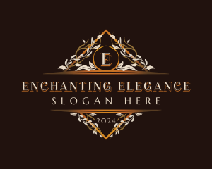 Elegant Floral Vine logo design