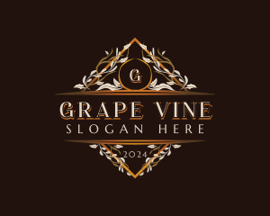 Elegant Floral Vine logo design