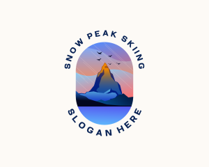 Mountain Summit Landscape logo