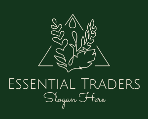 Herbal Oil Extract logo design