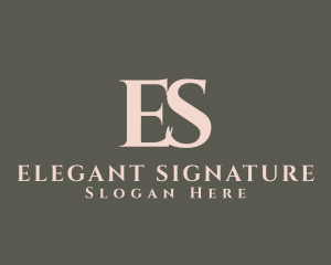 Cosmetics Elegant Beauty logo design