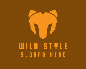 Wild Orange Helmet logo design