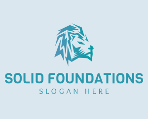 Wild Lion Predator Logo