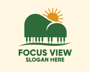 Piano Mountain View logo design