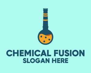 Factory Liquid Flask logo design