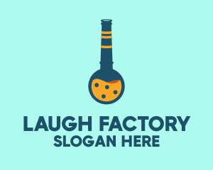 Factory Liquid Flask logo design