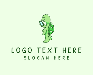 Turtle Mobile Phone  logo design