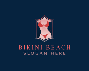 Female Body Bikini logo design