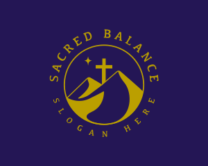 Sacred Mountain Church logo design