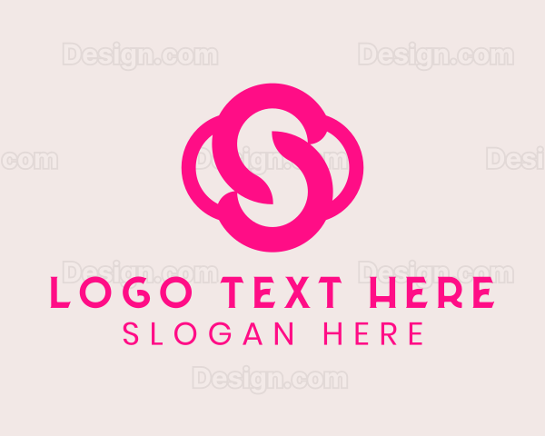 Pink Boutique Letter S Logo