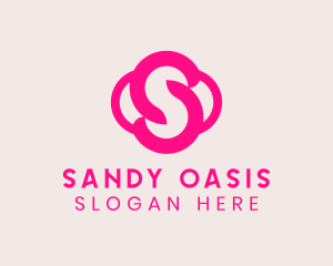 Pink Boutique Letter S  logo design