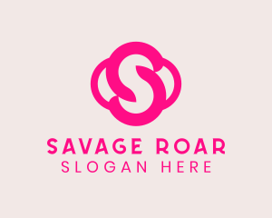 Pink Boutique Letter S  logo design