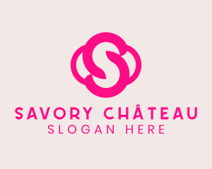 Pink Boutique Letter S  logo design