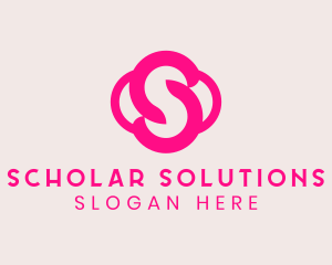 Pink Boutique Letter S  logo design