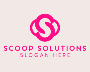 Pink Boutique Letter S  logo design