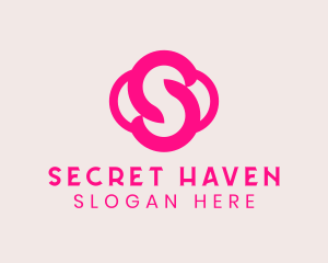 Pink Boutique Letter S  logo design