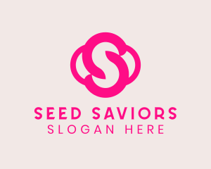 Pink Boutique Letter S  logo design