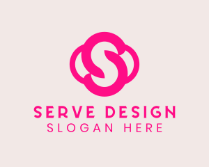 Pink Boutique Letter S  logo design