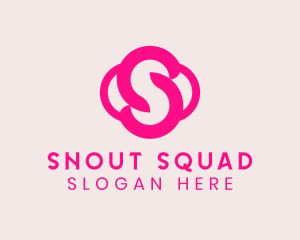 Pink Boutique Letter S  logo design