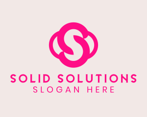 Pink Boutique Letter S  logo design