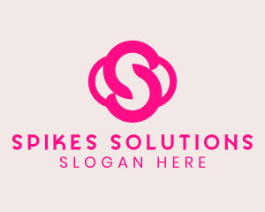 Pink Boutique Letter S  logo design