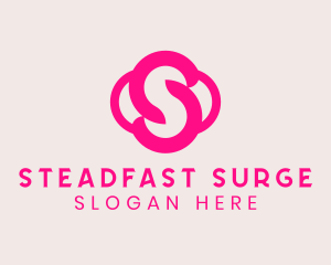 Pink Boutique Letter S  logo design