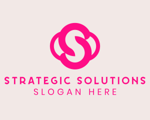 Pink Boutique Letter S  logo design