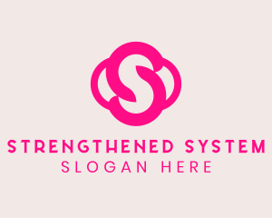 Pink Boutique Letter S  logo design