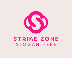 Pink Boutique Letter S  logo design