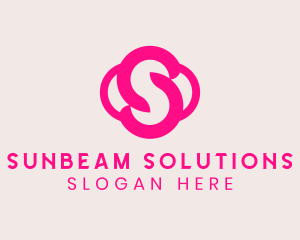 Pink Boutique Letter S  logo design