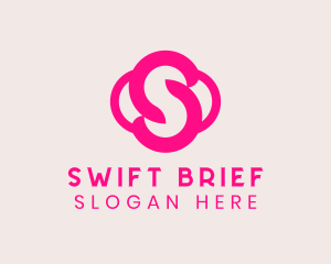 Pink Boutique Letter S  logo design