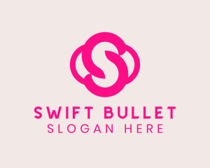 Pink Boutique Letter S  logo design