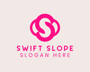 Pink Boutique Letter S  logo design