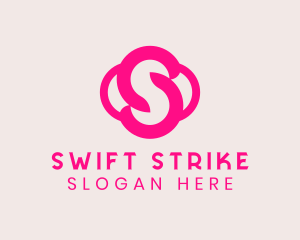 Pink Boutique Letter S  logo design