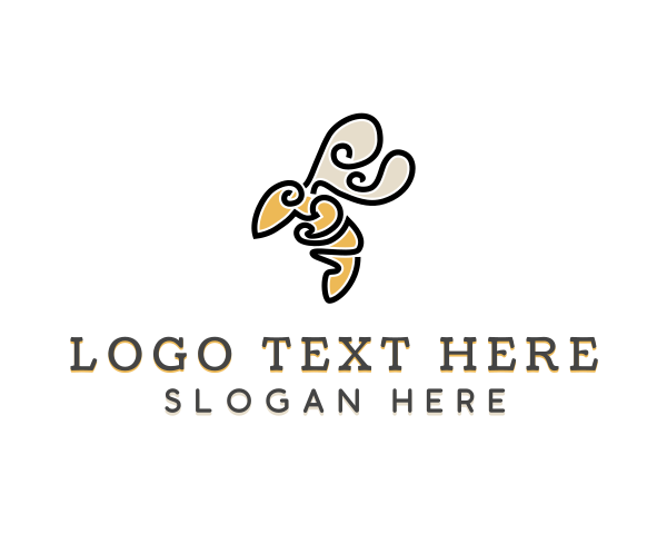 Wasp Bee Insect  logo